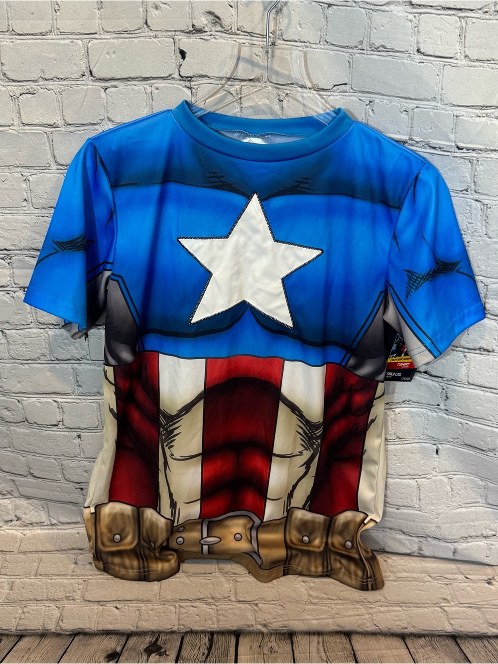 Marvel Captain America Kids Halloween Costume Shirt